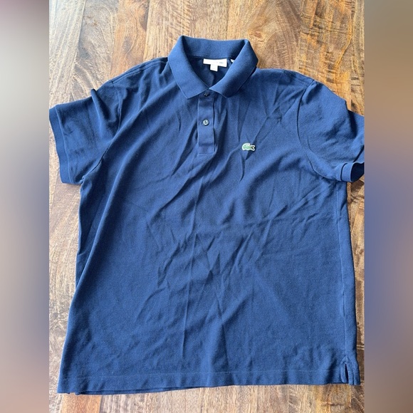 Lacoste Slim Fit Polo Shirt (dark blue) - Picture 3 of 4
